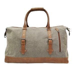 Sac de voyage xl cuir et canvas poppins