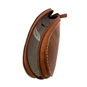 Trousse cuir twisty havane