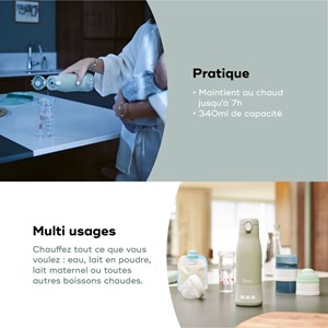 Chauffe-biberon nomade moov & feed vert