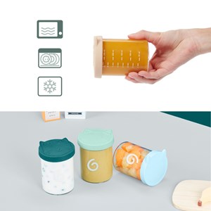 6 pots de conservation en verre isybowls