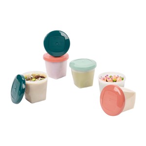 Pots de conservation biosourcés 6x250ml