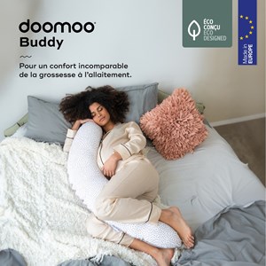 Coussin de grossesse doomoo buddy taupe