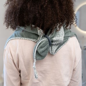 Cape de bain et anneau dentition, green