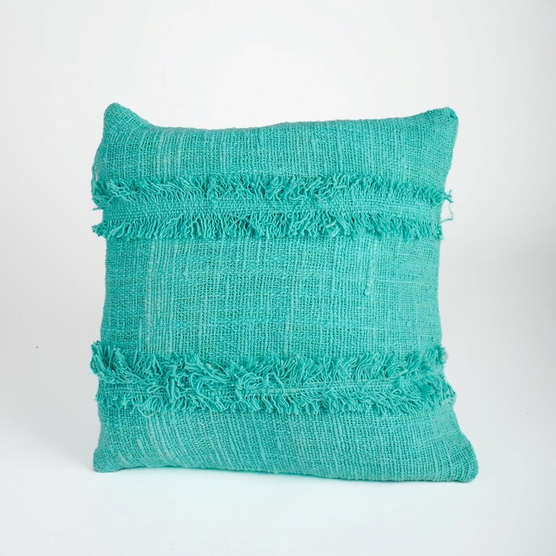 Sud Nomade - Housse de coussin turquoise