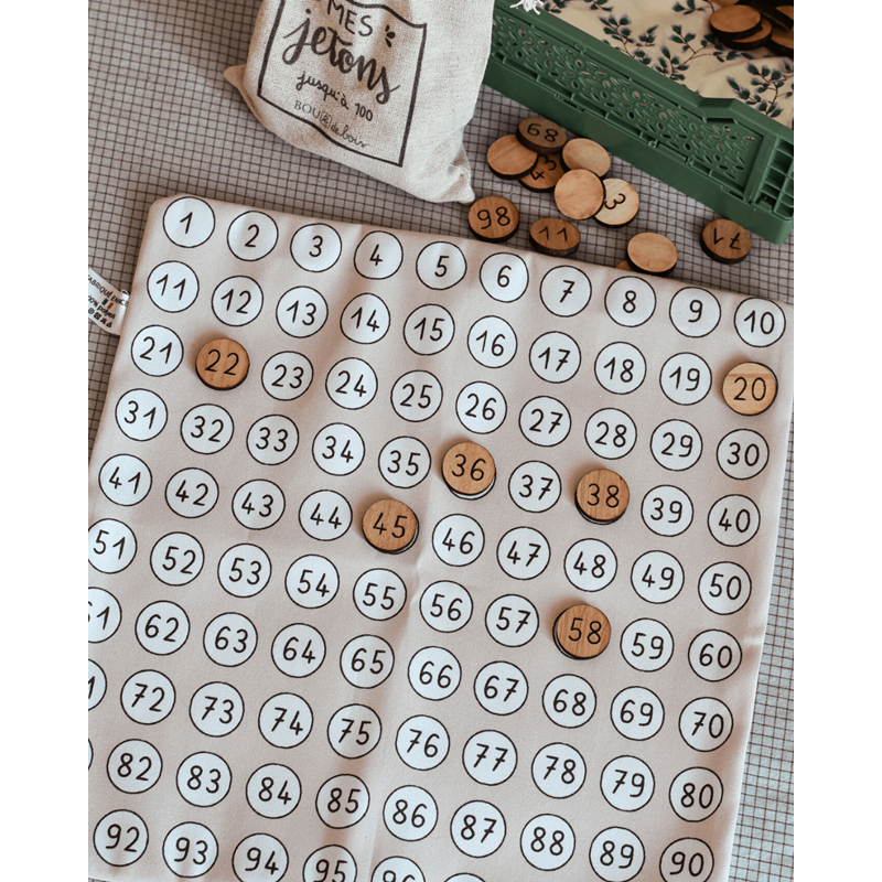 Boue de Bois - Compter jusqu'à 100 - pack éducatif