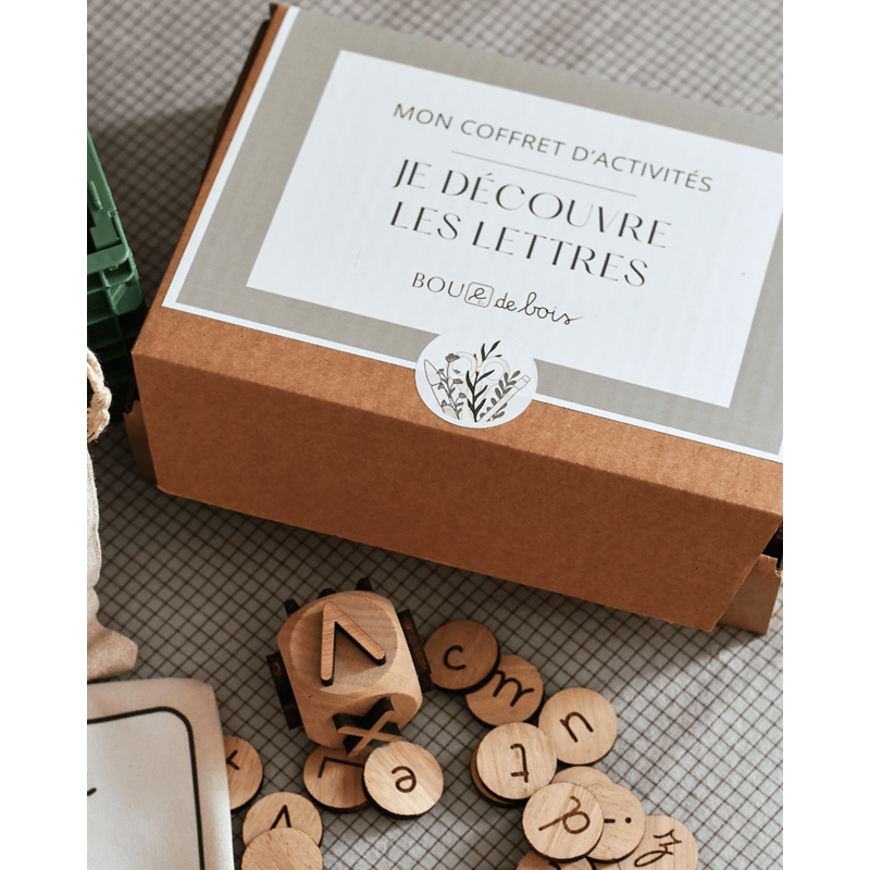 Boue de Bois - Les lettres - coffret d'activités