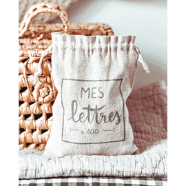 Sachet jetons x100 - lettres majuscules