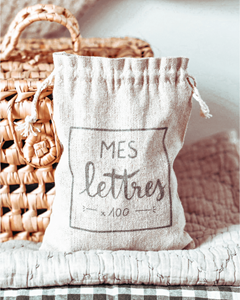 Sachet jetons x100 - lettres majuscules