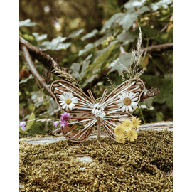 Papillon à tisser - atelier nature