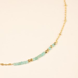 Collier message mon amour - bleu