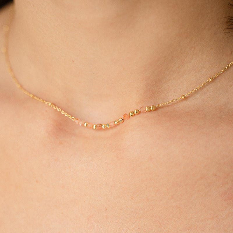 L'Atelier Du Marais - Paris - Collier message marraine - orange