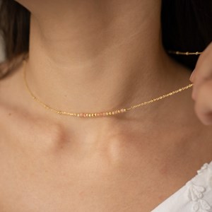 Collier message âme sœur - orange