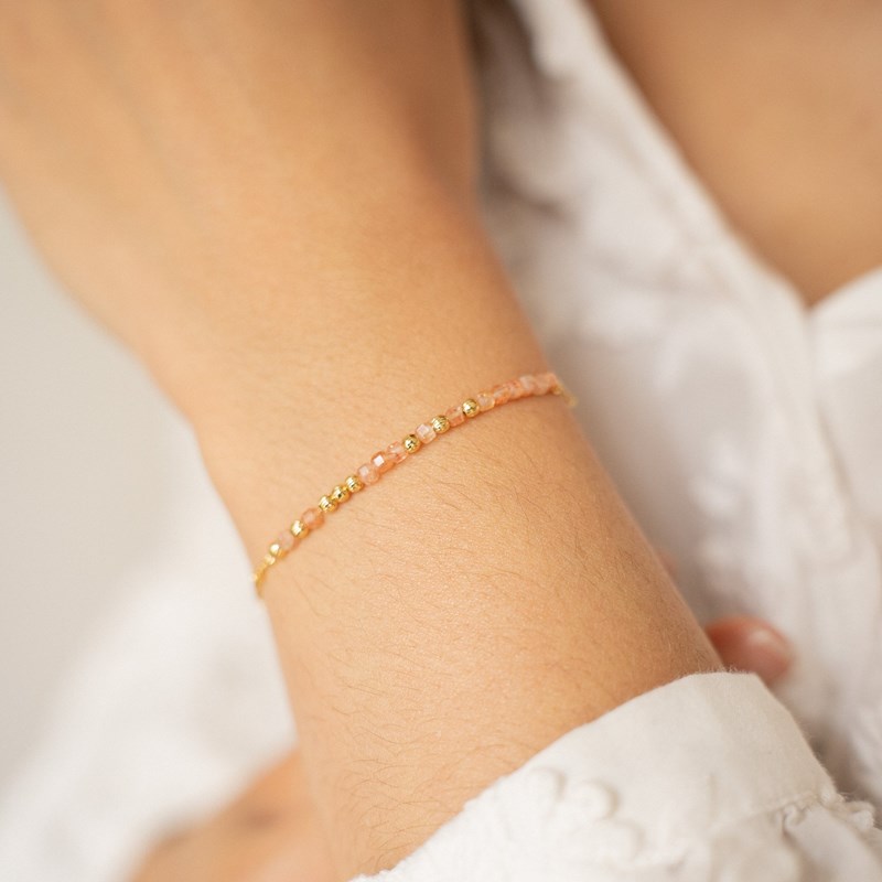 L'Atelier Du Marais - Paris - Bracelet message mon cœur - orange