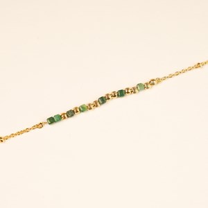 Bracelet message marraine - vert