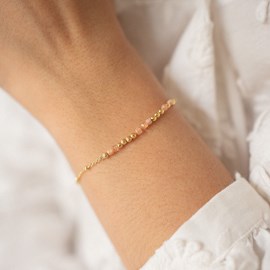 Bracelet message âme sœur - orange