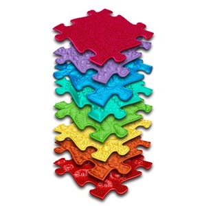 Set de dalles orthopédiques arc en ciel