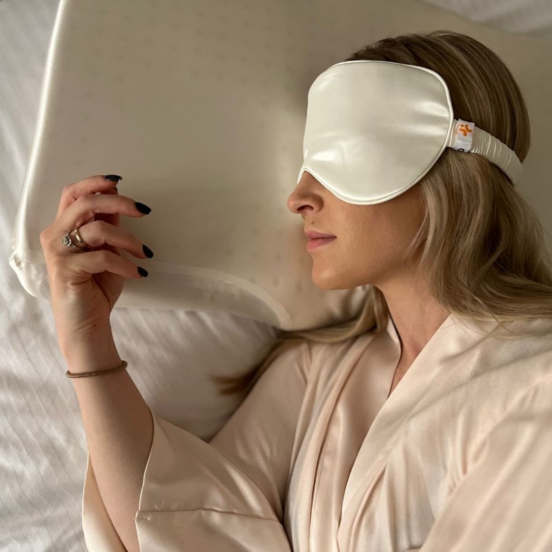 Inphysio - Oreiller anti-rides ergo avec 100% soie