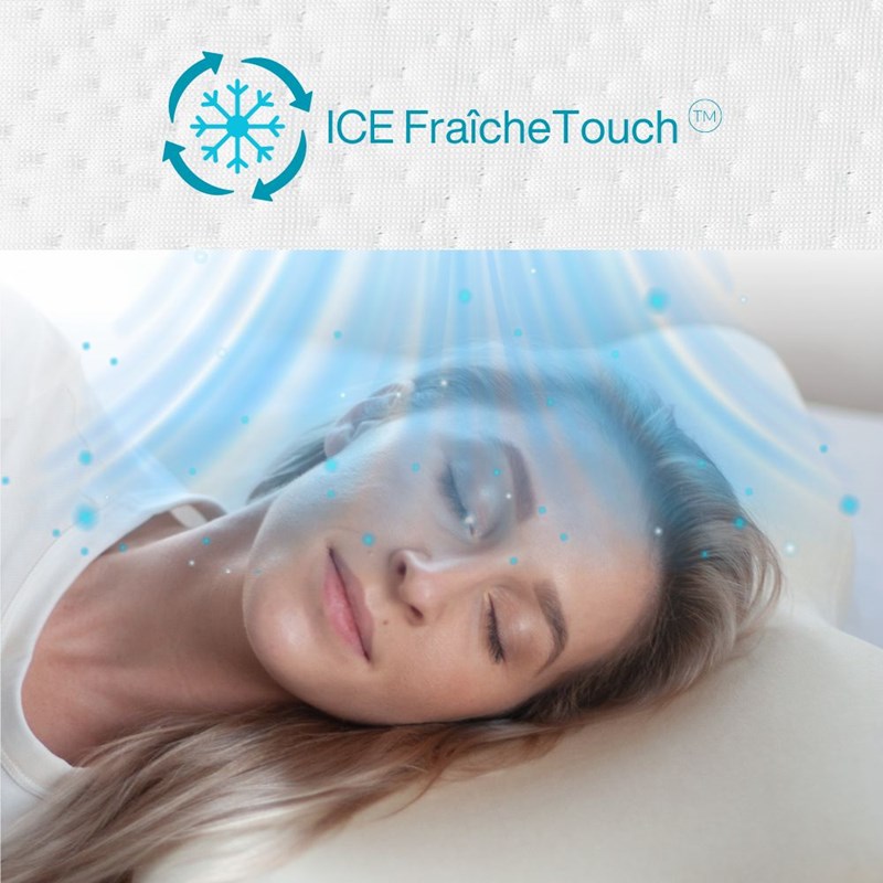 Inphysio - Oreiller duo + taie rafraîchissante