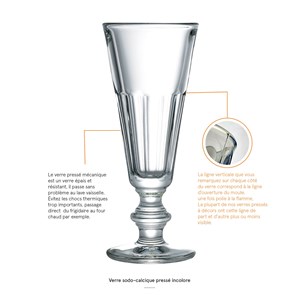 Lot de 6 flûtes, perigord