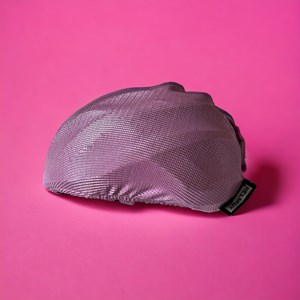 Couvre casque rose métallique kids