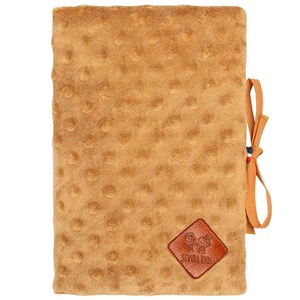 Protège carnet de santé minky camel 17