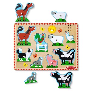 Puzzle sonore animaux de la ferme