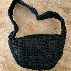 Sac chloé en soie technique noir