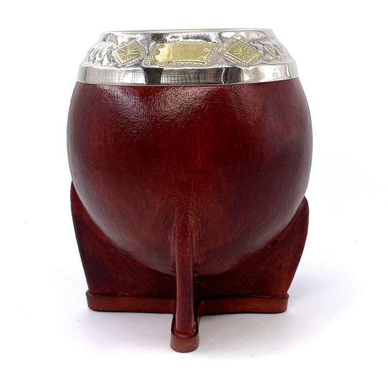 Calebasse torpedo - alpaca et bronze