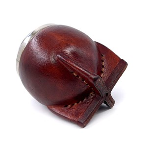 Calebasse à maté torpedo gravée - alpaca