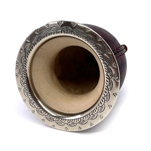 Calebasse camionero gravée - alpaca