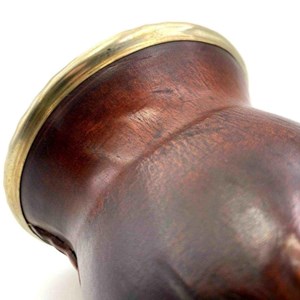 Calebasse camionero gravée -  bronze