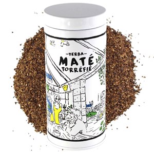 Maté torréfié bio - boîte fer blanc 100g