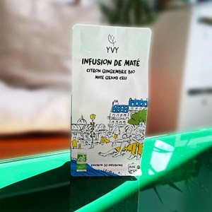 Infusion de maté - citron gingembre bio
