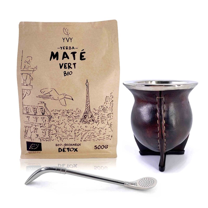 Kit maté camionero alpaca