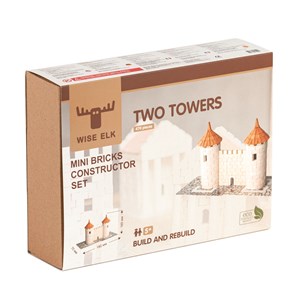 Deux tours - en mini-briques