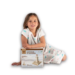 Phare d'alexandrie - en mini-briques