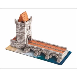 Pont -construction - en mini-briques