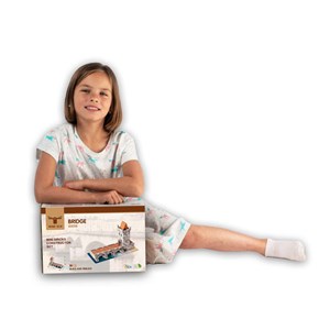 Pont -construction - en mini-briques