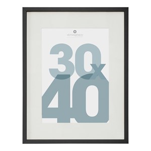 Cadre photo manu noir 30x40 cm