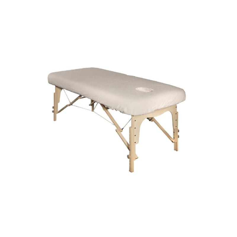 Drap housse en coton pour table de massage