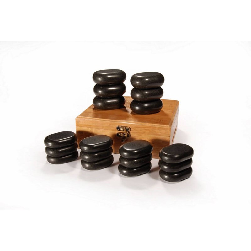 Coffret 18 pierres mini massage du corps