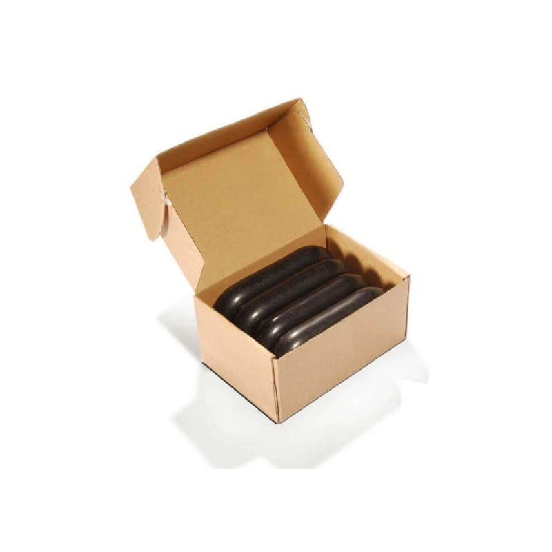Coffret 4 pierres de massage xxl ovales et plates