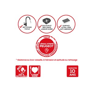 Appolia plat four céramique ovale rouge