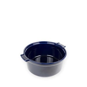 Moule à soufflé en céramique bleu 22cm