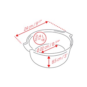 Appolia moule à soufflé en céramique,