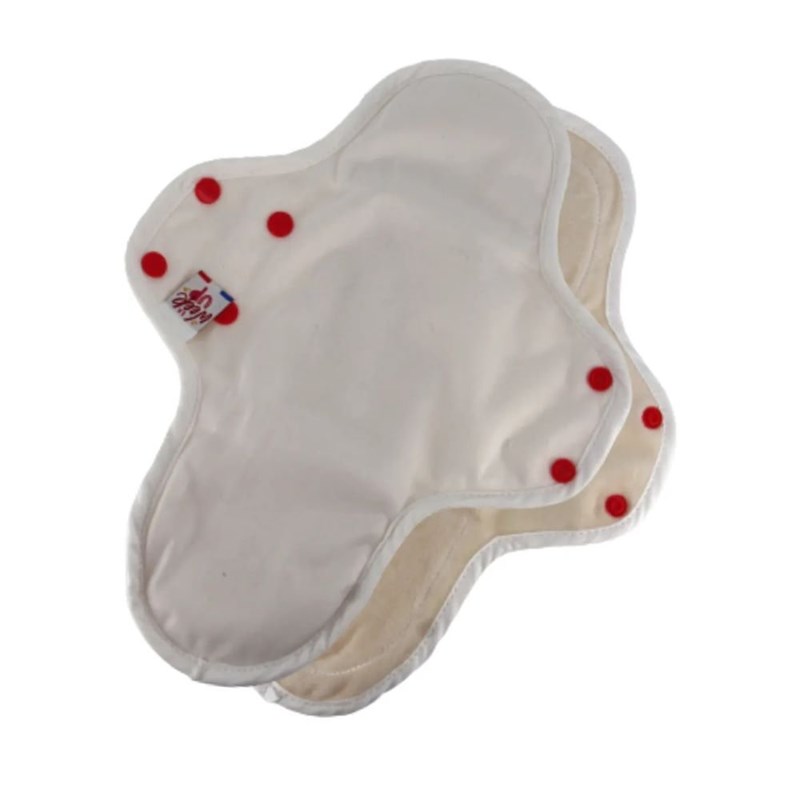 La Week'Up - Serviette hygiénique lavable blanche