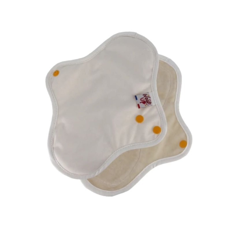 La Week'Up - Serviette hygiénique lavable blanche