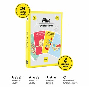 Cartes créatives pour jeu piks