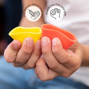 Jeu sensoriel en silicone piks kit cônes