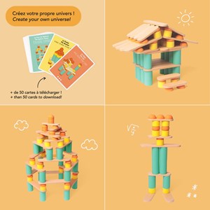 Jeu de construction stix 108 pièces